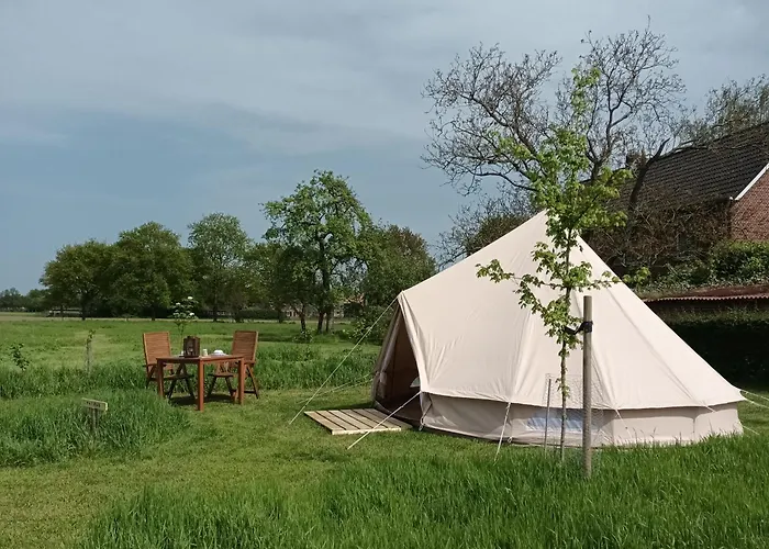 بيت خشبي De Langenbrinck Eerlijk Heerlijk Overnachten In Blokhut En Ingerichte Tent *