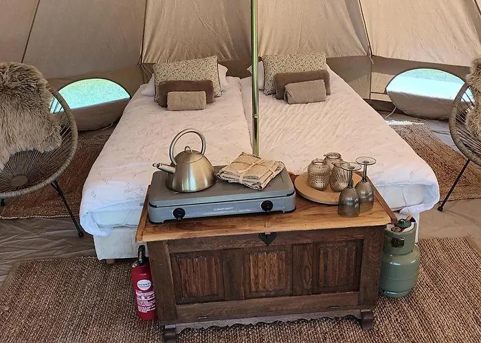 De Langenbrinck Eerlijk Heerlijk Overnachten In Blokhut En Ingerichte Tent Lodge